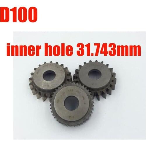 Taper shank straight teeth bowl type gear shaper cutter hob M1 D100 100*100*31.743*32 PA20 Material M2