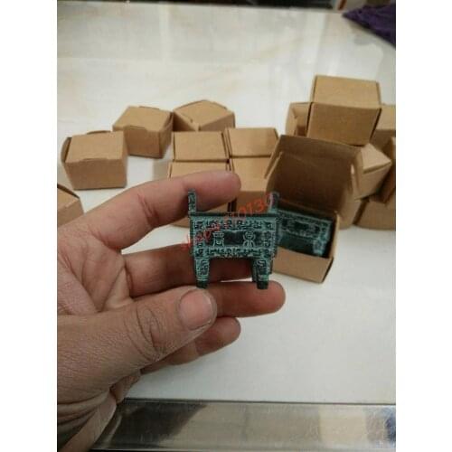 Mini Xiaofangding Xiaosimuwuding, Antique Collection, Ancient Bronze Handicraft Gifts