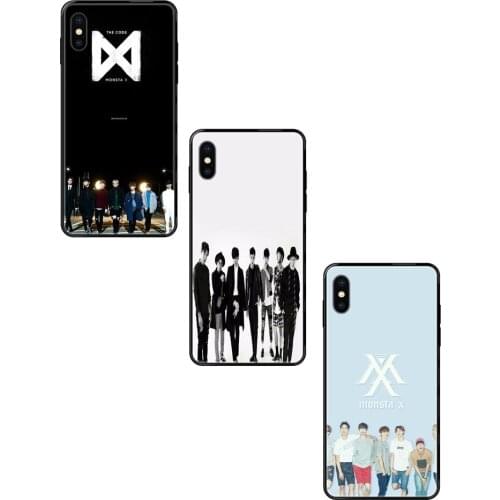 Monsta X KPOP Boy Group For Xiaomi Redmi 3S 4X 4A 5 5A 6 6A 7 7A 8 8A 8T 9 9A K20 K30 S2 Y2 Pro Plus Ultra Closeout Black Soft