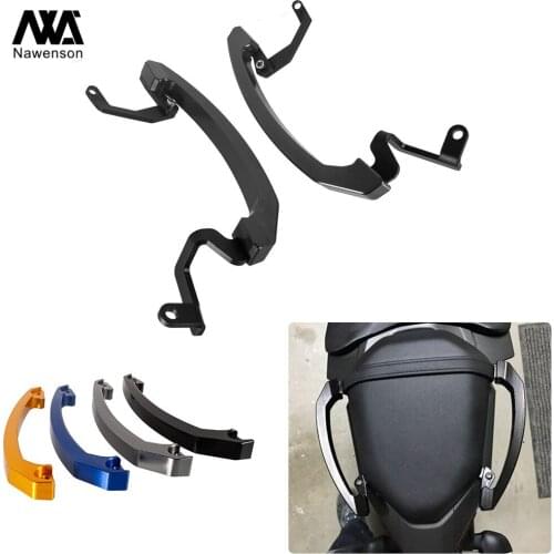 Motorcycle Rear Handle Kit Passenger Grab Rails Pillion Grip Bars Side Protector for MT-07/FZ-07 2014-2017