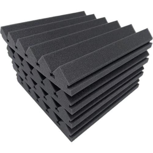 12Pack Acoustic Panels Studio Foam Sound Absorbing Panel 12X12X2Inch Sound Reduction Panels Soundproof Foam Wall Tiles