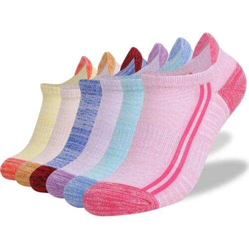 6 Pairs Professional Running Socks Women/Men Outdoor Sport Breathable Thicken Cushion Fitness Hiking Low Cut Short Ankle Sock