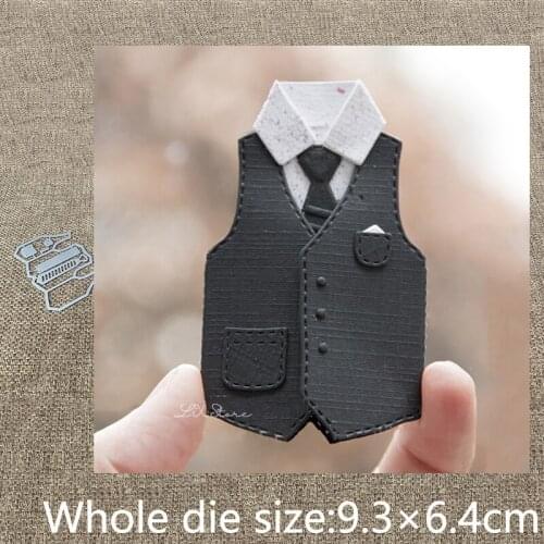 New Design Craft Metal stencils Cutting Dies Shirt vest tie cloth decoration scrapbook die cuts Album Paper Card Craft Embossing