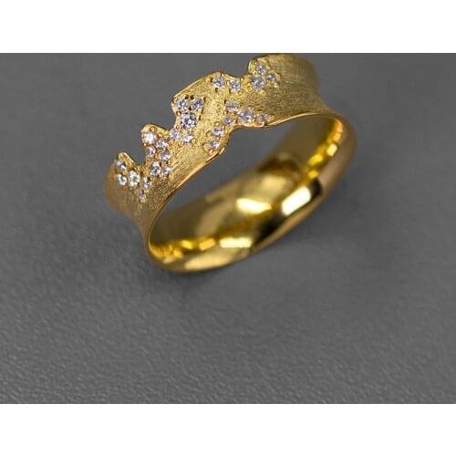 INATURE Luxury 925 Sterling Silver Sparkling CZ Engagement Wedding Rings Jewelry Gifts