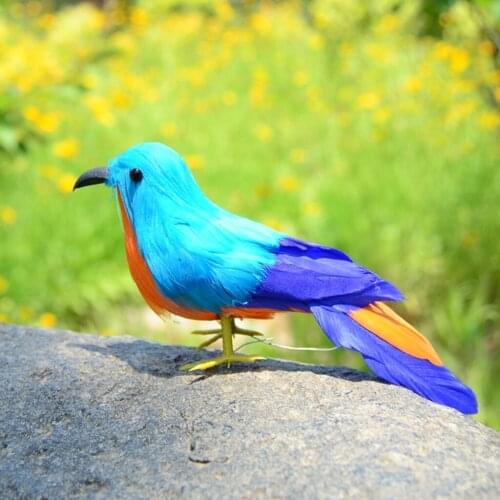 Foam Feather Bird Crafting Decoration Christmas Tree Garden Decor Hand Craft