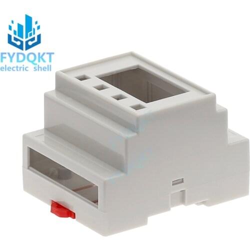 Transmitter Housing 88X72X59mm Wireless Module Digital Rail ABS Plastic Shell 4-02-2 DIN Rail PLC Junction Box