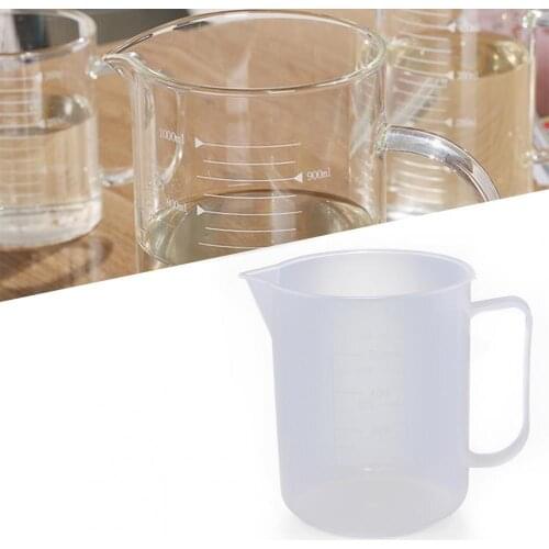1Pcs 50-2000ml Plastic Graduated Measuring Cup Liquid Container Epoxy Resin Silicone Making Tool Transparent Mixing Cup