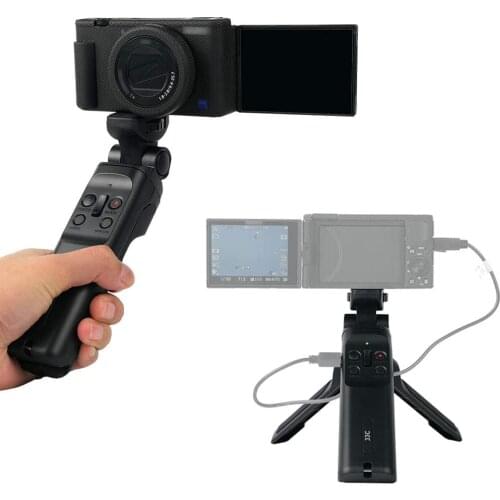 Wired Remote Shooting Grip Mini Tripod for Sony RX100 II III IV V VA VI VII ZV-1 A6500 A6400 A6300 A6100 a7RIV a7III HDR-CX405