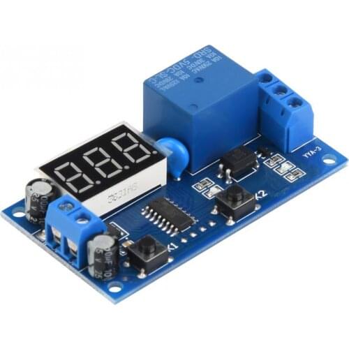 DC 5V Cycle Delay Timer Relay Adjustable Time Control Switch LED Display Cycle Delay Relay YYA-3