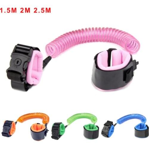 Children Baby Safety Walking Harness Anti Lost Adjustable Traction Rope Reminder Toddler Wristband Walk Assistant belt