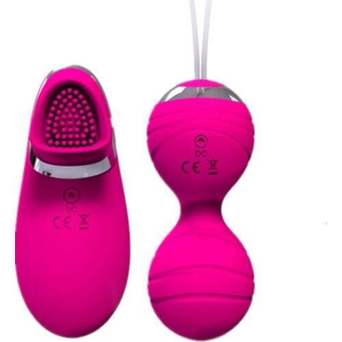 Silicone Kegel Vaginal Tight Exercise Vibrating Egg vaginal balls Rechargeable G- Spot Clitoris Stimulator Sex Toy for Women