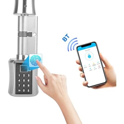 Smart Lock With APP Keyless Electronic Fingerprint Door Lock BT Wifi Password Lock Anti-theft Lock with Key Electric Lock