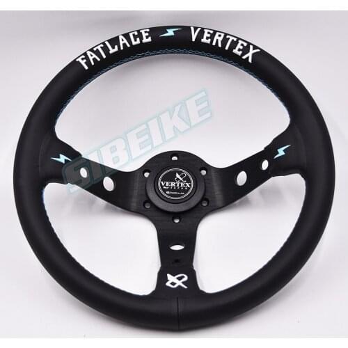 13'' Car Refitting JDM Racing Style Drifting Deep Corn Steering Wheel