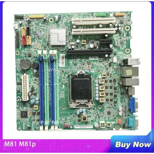100% Working Desktop Motherboard for M81 M81p FRU 03T8005 03T8181 IS6XM Q65 LGA 1155 System Board Fully Tested