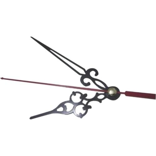 100pcs/lot free ship Quartz Movement Clocks Mechanism, Clock Parts Accessory Spindle With Metal Hour/Min/Second Hands/Needle