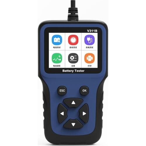 12V Professional Universal Car Battery Tester Analyzer Detector Diagnostic Tool