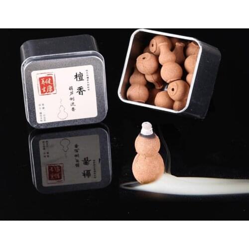 16pcs Natural Backflow Cone Fragrant Grain Aromatic Natural Sandalwood Use In The Living Room Study Office