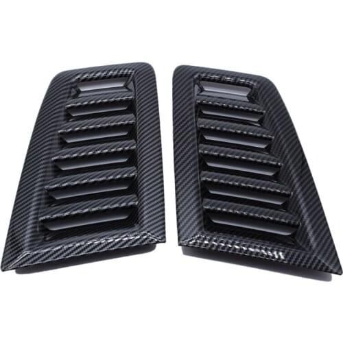 2Pcs Car Front Engine Hood Bonnet Vents Louver Hood Air Outlet Universal for Ford Focus MK2 ST for Mustang