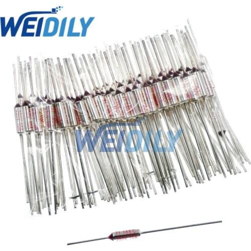 5PCS/LOT TF 185 Celsius Circuit Cut Off Thermal Fuse 250V 10A 185 Degree Temperature Thermal Fuse
