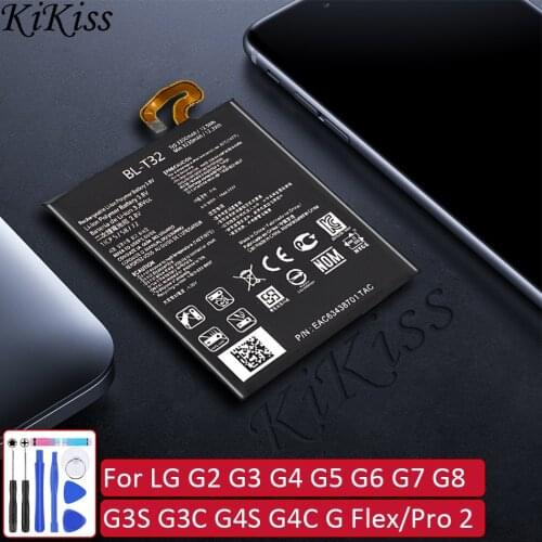 Battery For LG G2 G3 G4 G5 G6 G7 G8 ThinQ mini Beat B2MINI G3S G3C G4S G4C G Flex/Pro 2 Batery BL-42D1F BL-51YH BL-51YF BL-54SH