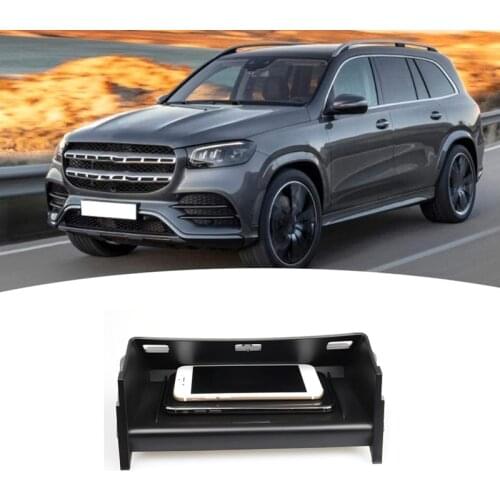 NEW-Car Wireless Charger for Mercedes Benz GLE GLS Class GL ML W166 X166 C292, 15W Phone Quick Fast Charging Case Holder