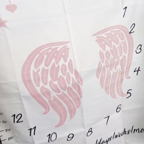 Infant Baby Photo Blanket Photography Prop Backdrop Cloth Calendar Newborn Boys Girls Photos Accessories C5AF