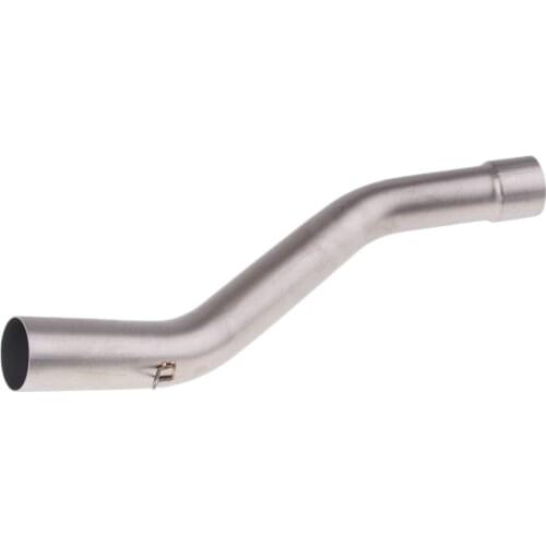 Muffler Mid Tube Slip On Middle Connect Pipe For Kawasaki ZX-10R 2008-2017