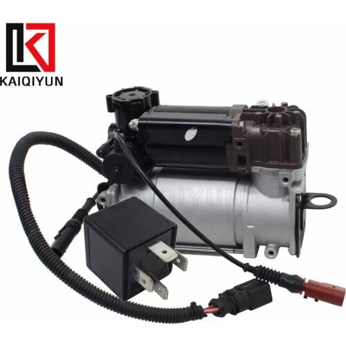 Air Suspension Compressor with Relay For Audi A8/S8 Quattro D3 4E 2003-2010 Air Pump 4E0616005E 4E0616007A 4E0616007C