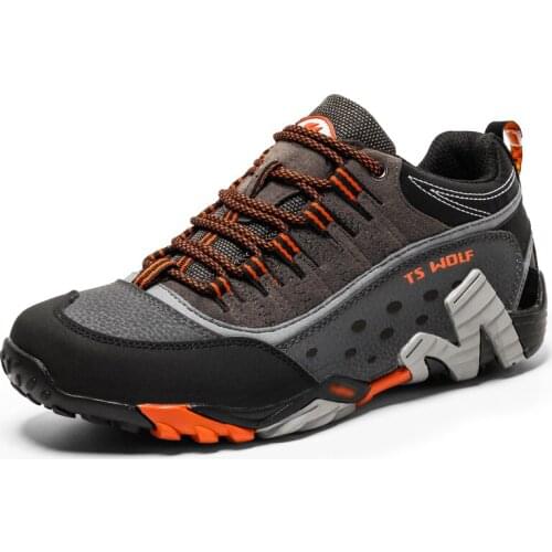 Shoes Trekking Outdoor Tenis Lover Masculino Men Waterproof Hiking Shoes Mountain Boots Genuine Leather Hunting Tactical Shoes