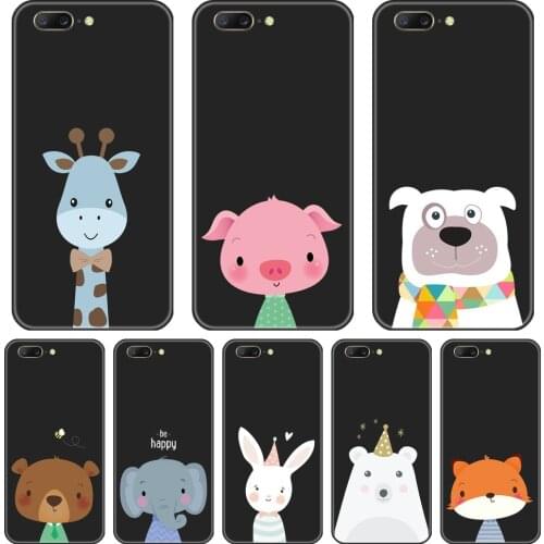 Dog Pig Kawaii Silicone Phone Case For One Plus 7 7 Pro 6 6T 5 5T 3 3T Soft Back Cover For OnePlus 3 3T 5 5T 6 6T 7 7 Pro Case