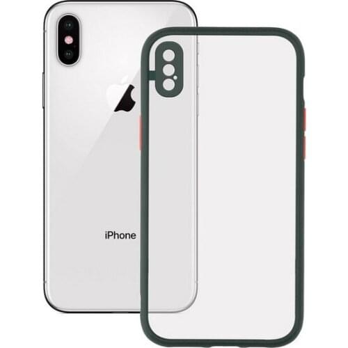 Mobile cover iPhone X/XS KSIX Duo Soft Green