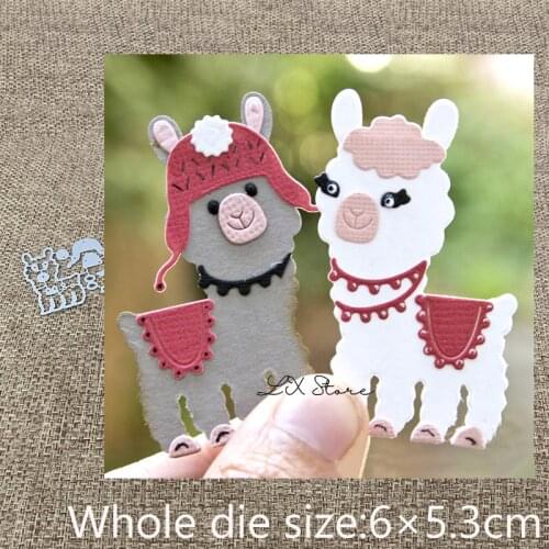 New Design Craft Metal die cuts Cutting Die lovely alpaca decoration scrapbooking Album Paper Card Craft Embossing die cuts