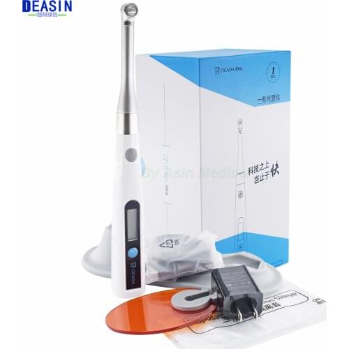 Dental Cordless Led Curing Light 1 Second Cure Lamp horizontal self-shading integrated dental material