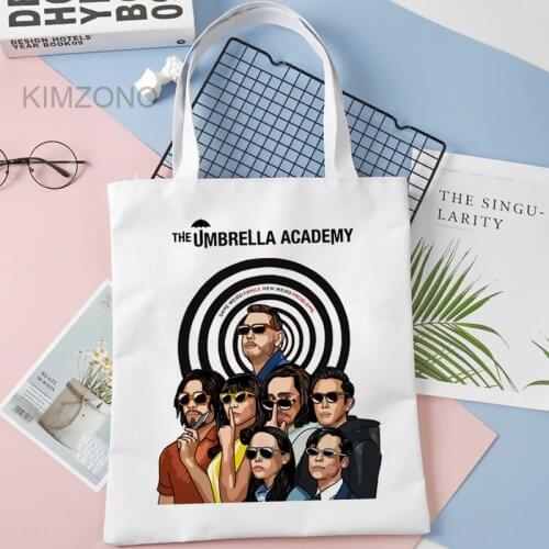 The Umbrella Academy shopping bag shopper canvas handbag tote recycle bag shopping bag shoping sacola jute cabas
