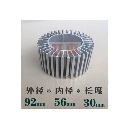 Fast Free Ship 5PCS High Power led heat sink Sunflower radiator aluminum radiator mining lamp 92*56*30mm heatsink