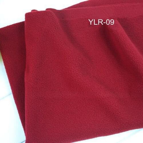 Burgundy Red Soft Polar Fleece Fabric for Kids Cloth Tricot Baby Cloth Sleep Coat Fleece Fabrics Blanket 50x150cm YLR-09