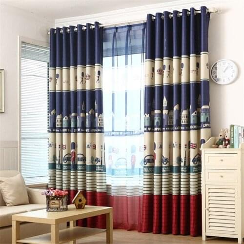 Modern Blackout Curtains The royal gu Pattern For Living Room Window Bedroom shading Ready Made Finished Drapes Blinds B 2JL140