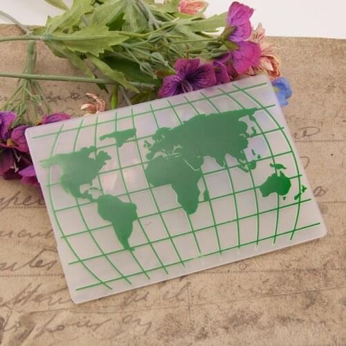 ZFPARTY Global Plastic Embossing Folders for DIY Scrapbooking Paper Craft/Card Making Decoration Supplies