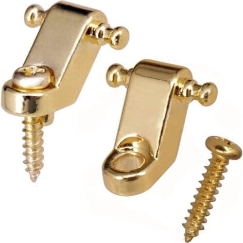 1 Pair Of Electric Guitar String Holders Metal String Buckle Holders For Fenders Strat Tele ST TLGuitarra Accessories