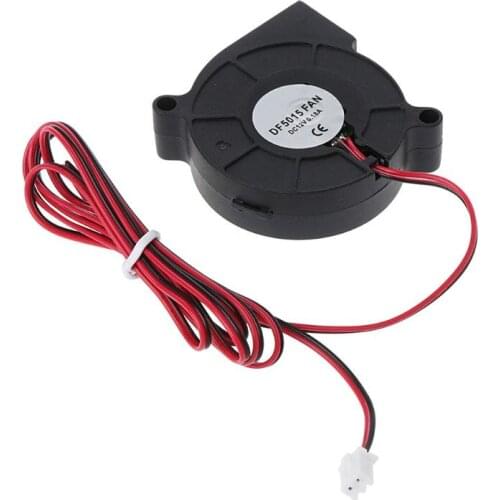 1Pc 12V DC 50mm Blow Radial Cooling Fan Hotend Extruder For RepRap 3D Printer