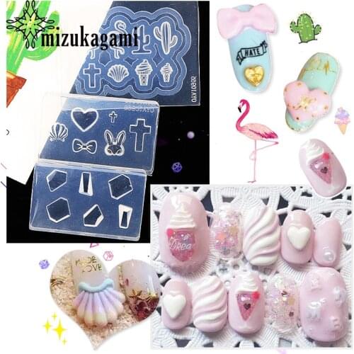 1pcs UV Resin Jewelry Liquid Silicone Mold Flamingo Cross gemstone Silicone Resin Mold For Jewelry DIY Nail Art Making Molds