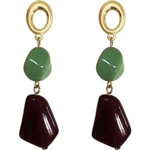 10 pair / lot fashion jewelry accessories irregular beads earrings