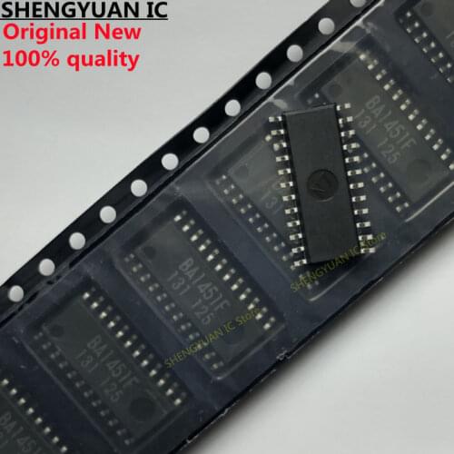 10pcs BA1451F-E2 BA1451F SOP-24 AM radio / FM IF stereo system IC 100% new imported original 100% quality