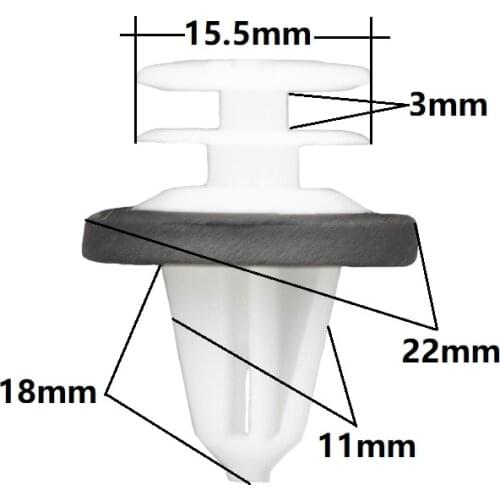 10 Pieces For LAND ROVER FORD Door Card Trim Panel interior Retaining Clip