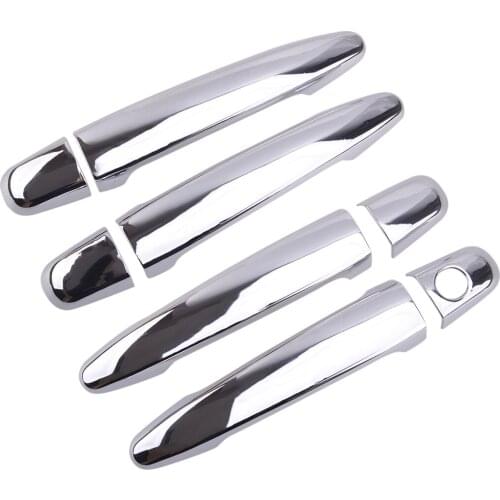 8Pcs Door Handle Cover Trim Decor Car Fit for Toyota Avalon Highlander Camry Sienna Tacoma 4Runner Lexus GS300 GX470 2008 2009