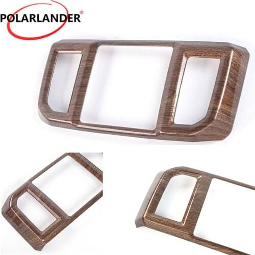 Car Accessories 1 PC Exhaust Vent Decorative Frame 3 Colors ABS Rear Air Conditioning Vent Panel Trim For 2016 - 2019 F/ord F150