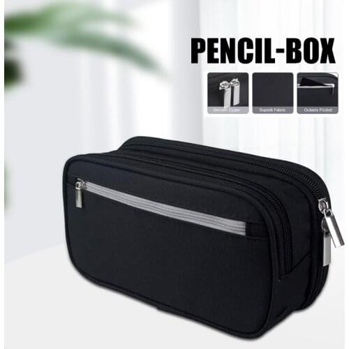 Large Capacity Pencil Case Multifunctional 3 Layers Stationery Storage Bag Great Gifts for Boys and Girls NIN668