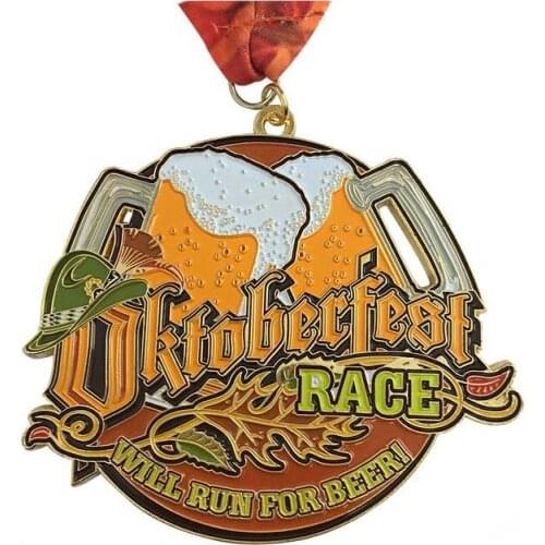 Top Custom Metal Shiny Gold Medal Contest Factory price custom cheap sports competition medals no minimum order quantity