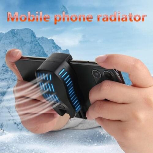 Mobile Phone Heat Sink Gaming Cooler Water-cooled Mobile Phone Radiator Game Controller Cooling Fan Playing Games Gamepad