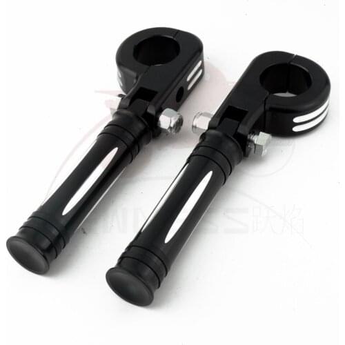Motorcycle Pegs Highway Engine Crash Bar Guard Clamp 32MM 38MM Foot Peg Footrests Mount CNC For Harley Chopper Bobber Custom